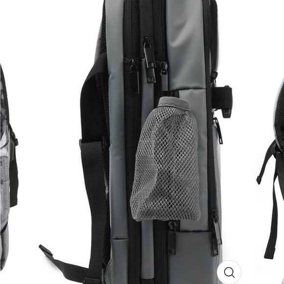 Duchamp London expandable, travel backpack, suitcase, Black, new main image 13